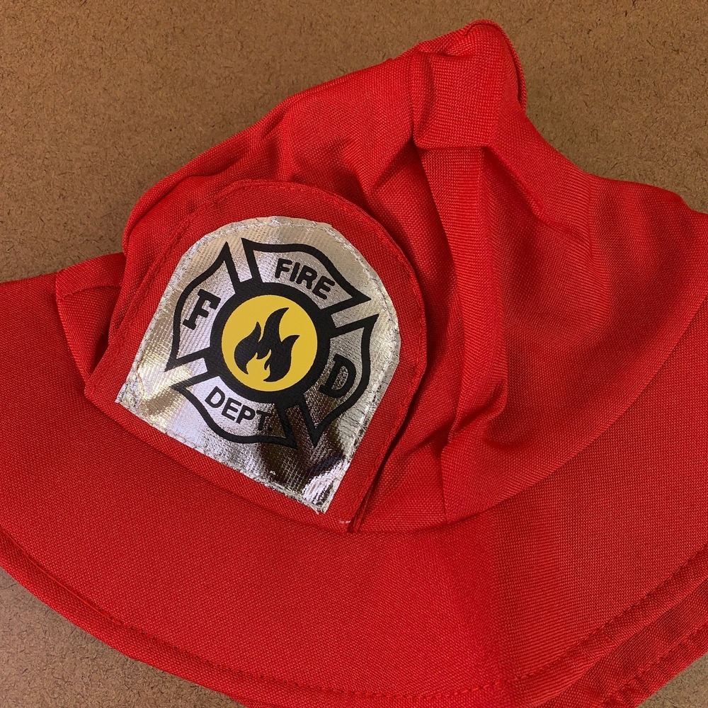 Amscan Baby Size 6-12 Months 2 Piece Jumpsuit & Hat First Fireman Costume NWT - Picture 4 of 13